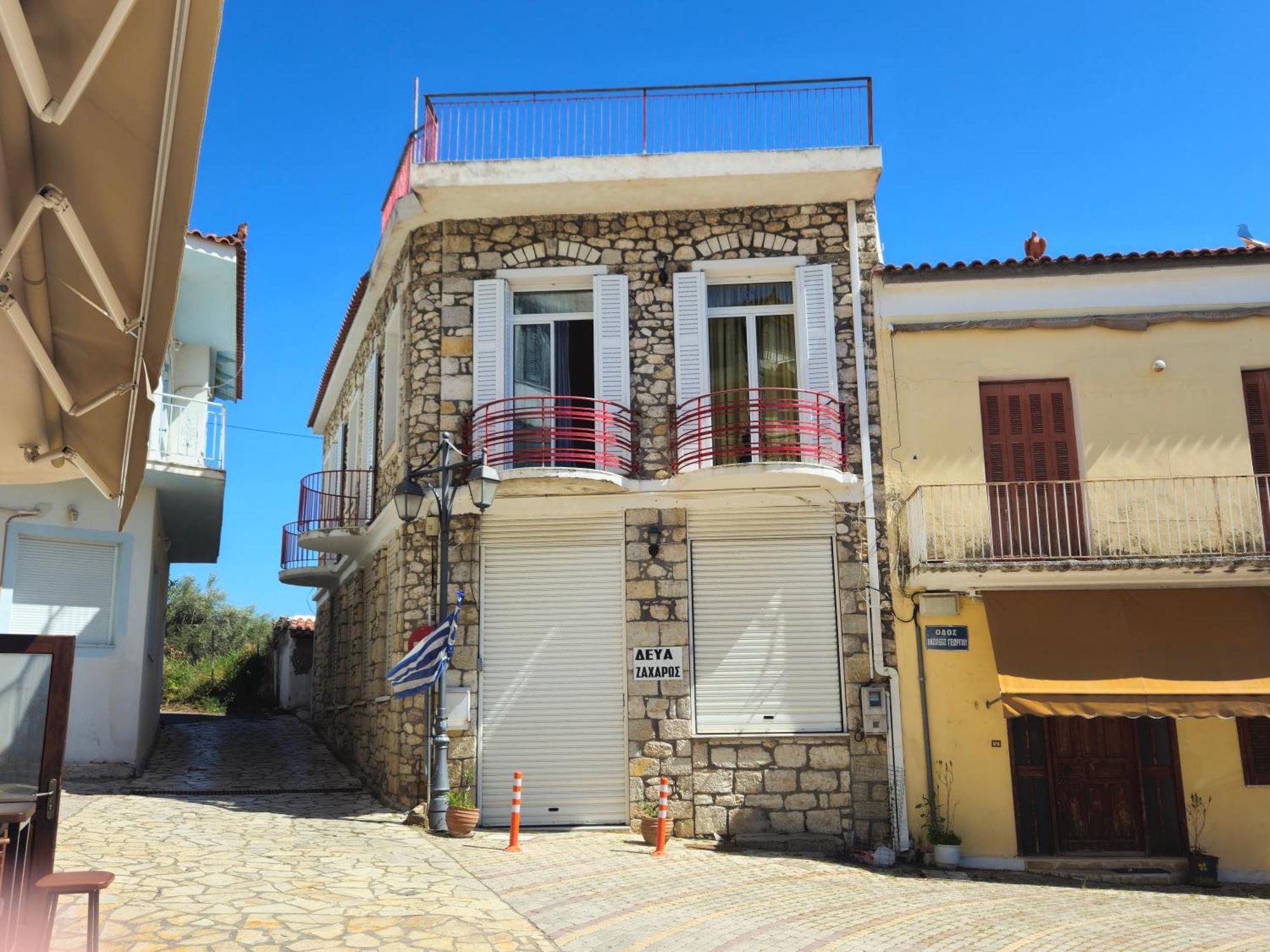 Traditional Stone House With Breathtaking View. Villa Zacharo Eksteriør billede